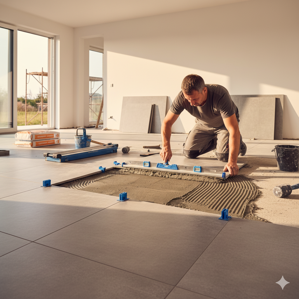 Floor & Wall Tiling Works Dubai